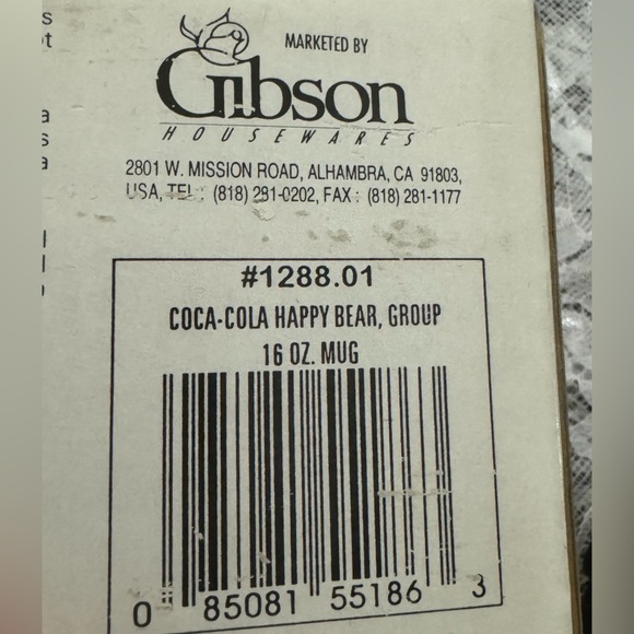 Vintage 1998 Coca Cola Christmas Holiday Mug Original Box Collectible Polarbear - Picture 9 of 12